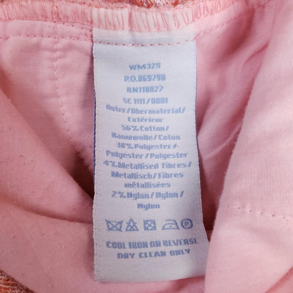 RARE Boden Pink Metallic Bistro Crop Pants - Picture 11 of 11